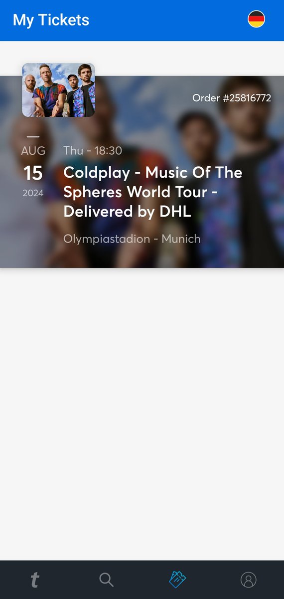 Jeeeeeesus10's tweet photo. Selling 2x Tickets for Coldplay in Munich. DM me if you are interested!
Tickets sold at the same price of purchase. 

Thursday 15.08.24 18:30

#Coldplay #coldplaymunich #coldplaytickets #coldplaygermany https://t.co/g9PEWui9PQ