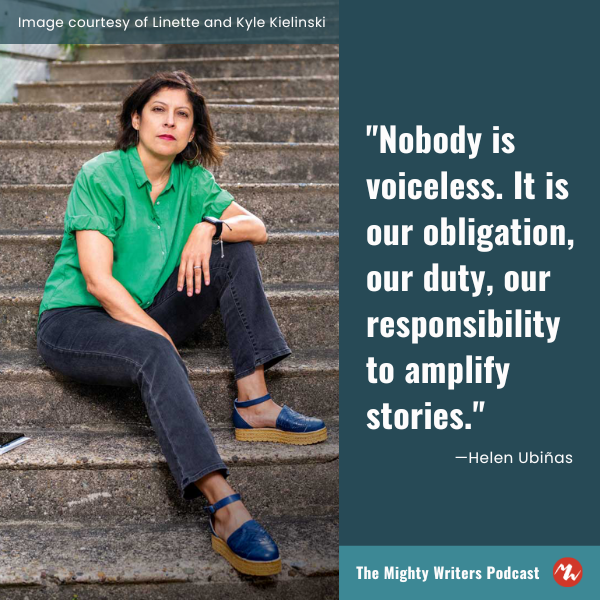 mcgboland's tweet photo. I interviewed the mightiest of writers for the @MightyWriters podcast. I also spoke with an emerging mighty writer, @marielaesqui12, from Idaho- the first recipient of @VocesInternship via @The_N_Fund. Listen, subscribe &amp; be inspired by storytellers! https://t.co/9AFKF9d2Dq https://t.co/zy8QSmFFkh