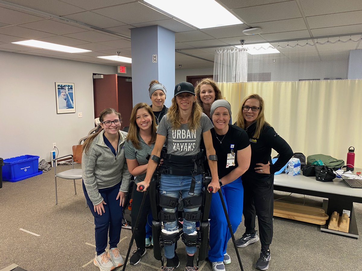 golifeward's tweet photo. 🚨New #ReWalker Alert!🚨 Join us in welcoming Susan to the ReWalk fam! She received her very own personal #exoskeleton & has been training at The Rehab Center Boone in Boone, NC. We can't wait to see all of the new opportunities that open up for her! #WelcomeToReWalk https://t.co/6LzOUVdbuA