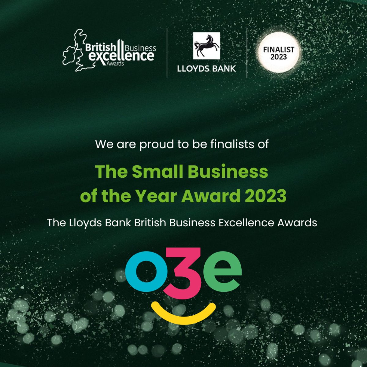 o3e (@o3elements) on Twitter photo We are proud to announce o3e are finalists in The Lloyds Bank British Business Excellence Awards Thank you to everyone who has shared our vision. Having a social purpose is the future. Next stop the final! Wish us luck! <a href="/BCorpUK/">B Corp UK</a> <a href="/brightonchamber/">Brighton Chamber</a> <a href="/bbexawards/">Lloyds Bank British Business Excellence Awards</a> We are proud to announce o3e are finalists in The Lloyds Bank British Business Excellence Awards Thank you to everyone who has shared our vision. Having a social purpose is the future. Next stop the final! Wish us luck! <a href="/BCorpUK/">B Corp UK</a> <a href="/brightonchamber/">Brighton Chamber</a> <a href="/bbexawards/">Lloyds Bank British Business Excellence Awards</a>