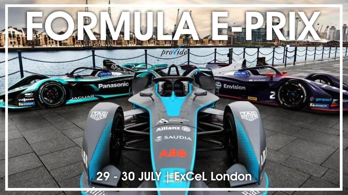 Round 16 and Round 17 of the Formula E Season 9 championship finale takes place this weekend at ExCeL in London - supported by #TeamProvide 

We can't wait to see this unique indoor/outdoor circuit come to life with the world's first all-electric motorsport series 🏎🔋
