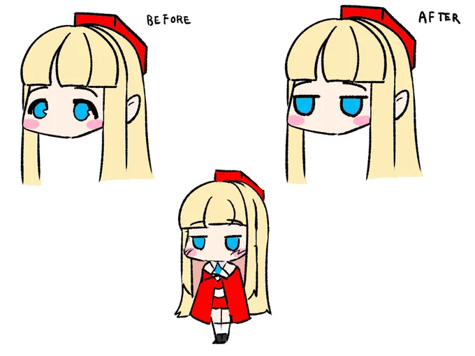 ツリ目のほうがカワイイかもしれない 