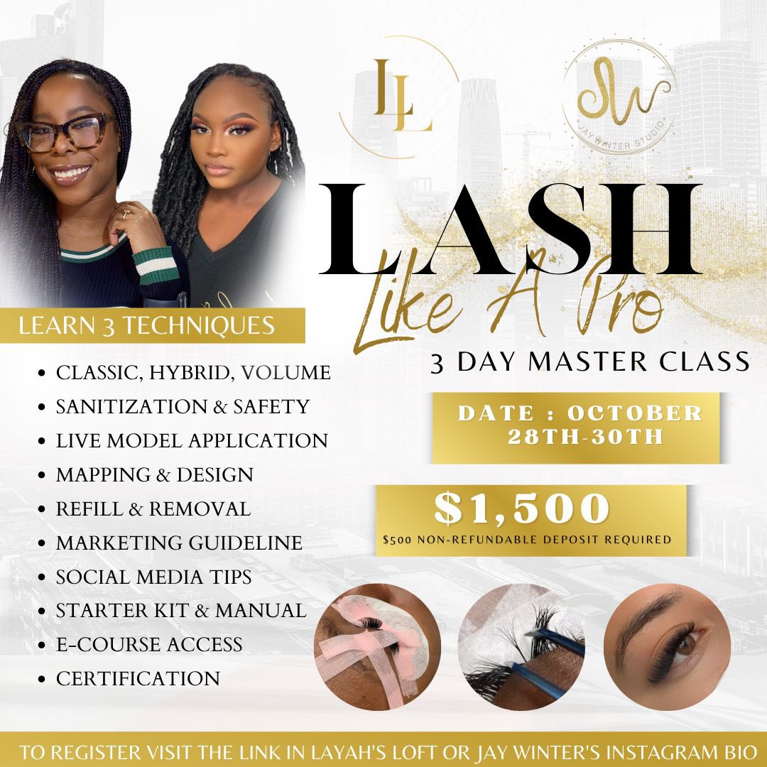 JayWinterStudio's tweet photo. 🎉 Let's lash it up together! 💫 

THREE exclusive bonuses await all enrolled students! 🌟🎁

Don't wait, secure your spot now! 💕

Tap https://t.co/GmMsHwxn8x to sign up ! https://t.co/GjVLI1AyMl