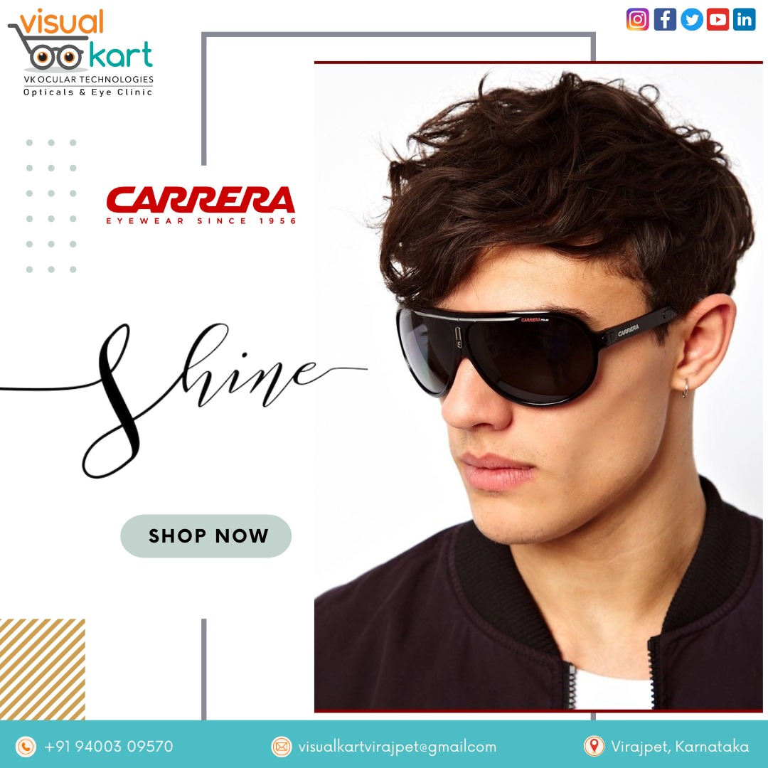 visualkart's tweet photo. Dazzle the world with Carrera's sunglasses - the epitome of elegance and luxury

Visit @visualkart for amazing eyewear.
For more Info
91 8590878960
visualkartvirajpet@gmail.com

#visualkart #carrera #sunglasses #carreraglasses #optic #trends #eyecare #vision #virajpet #karnataka https://t.co/1Q6LOUfAxQ