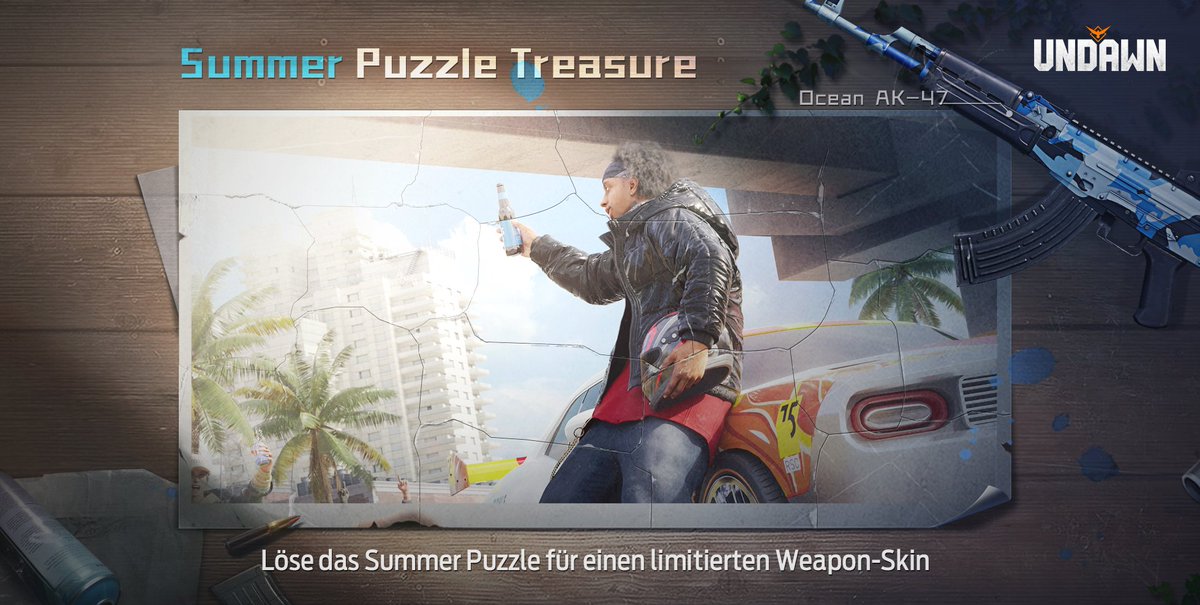 UndawnGame_DE's tweet photo. Vom 28.7. - 10.8. könnt ihr Rätsel lösen! 👀🌴 https://t.co/pBZ3XQdVKJ