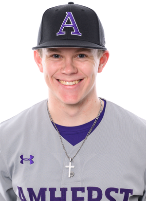 d3baseball's tweet photo. Catcher Christian Fagnant @AmherstBaseball is batting .291 with 26 RBIs in 28 games for the @NForkOspreys Season Stats: https://t.co/JfUYU8DPFd #d3baseball https://t.co/p3TQGFYTeV