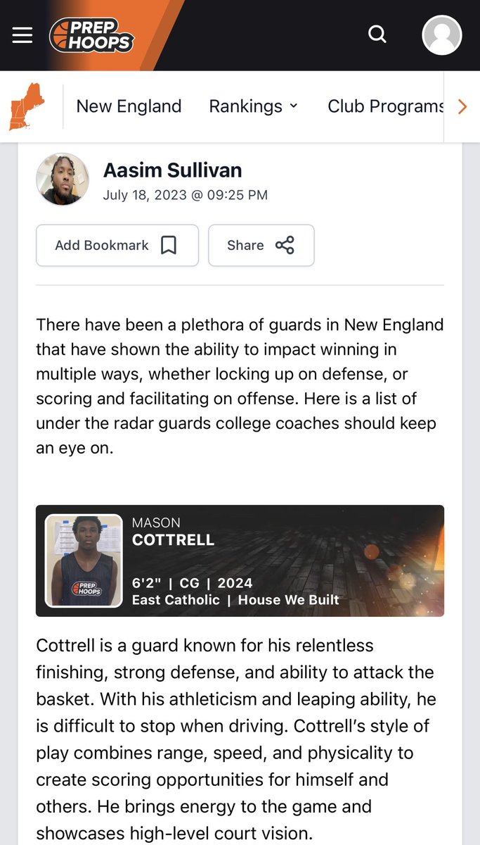 MASON AKA WINGS
 <a href="/Mase_2_clutch/">Mason Cottrell</a> 

Recruit The Bronx:
shorturl.at/bsD16  
<a href="/NEPrepBB/">NE Prep Mens Basketball</a> <a href="/PHNewEngland/">Prep Hoops New England</a> <a href="/PrepHoops/">Prep Hoops 🏀</a> <a href="/PHCircuit/">Prep Hoops Circuit 🏀</a> 
<a href="/AasimSullivan/">A a s i m S u l l i v a n📈</a> <a href="/RecruitTheBronx/">RecruitTheBronx</a> <a href="/KevinMoses38/">Kevin Moses LLC</a> @UOrangemen