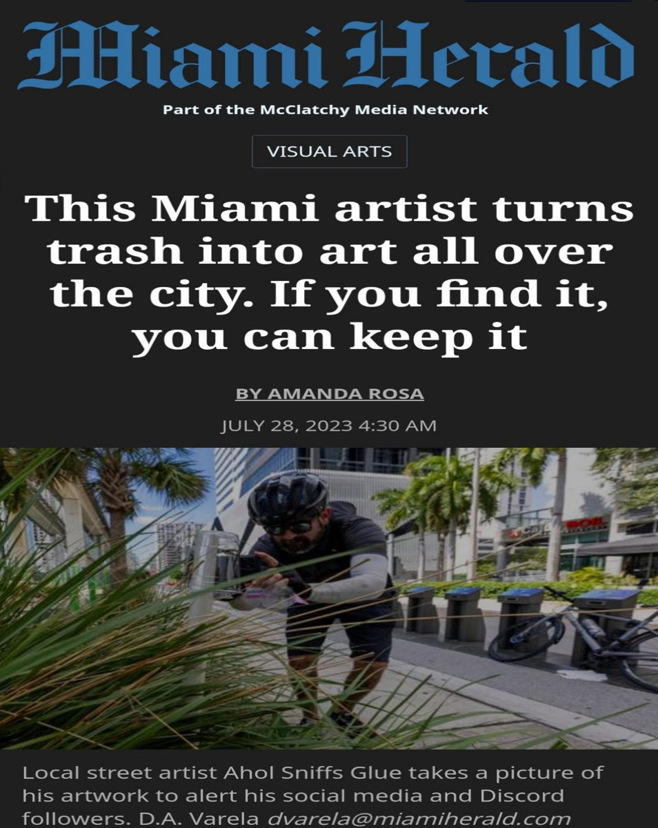 Gm!!
🚲👁💦🗑⛓️📰

Geographies of Trash in the <a href="/miamiherald/">Miami Herald</a>
by: @amandarosawrites 

miamiherald.com/entertainment/…