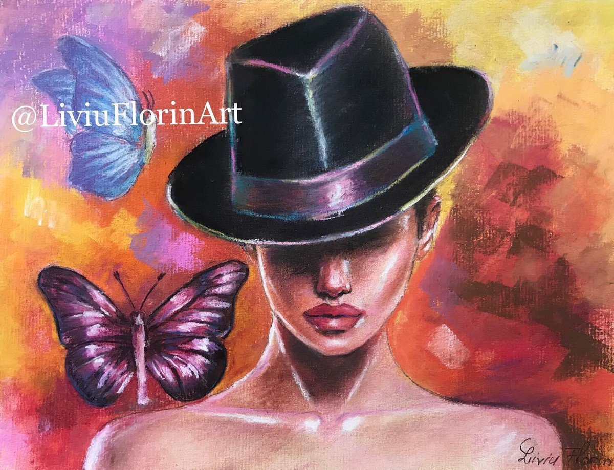 'IN LOVE WITH BUTTERFLIES ' PASTELS ON PAPER 9''X12'' 29 X 22 CM AVAILABLE #artgallery #artofvisuals #artbuyers #art #artforsale #artoftheday #folow4folow #artnews #artist #painting #nude #artexhibition #londonart #artoftheday #artwork #painting #artbuyers #artforsale