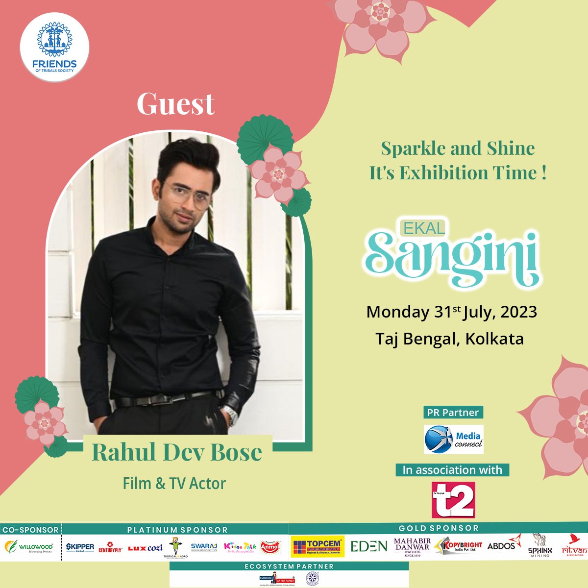 Ekal Sangini is ready to add a touch of sophistication and charm to your lifestyle. Rahul Dev Bose, Film & Television Actor will add glamour to the event as special guest. Visit 'Ekal Sangini' An exhibition by FTS at Taj Bengal, Kolkata. Only for 31st July, 2023. @RahulDevBose