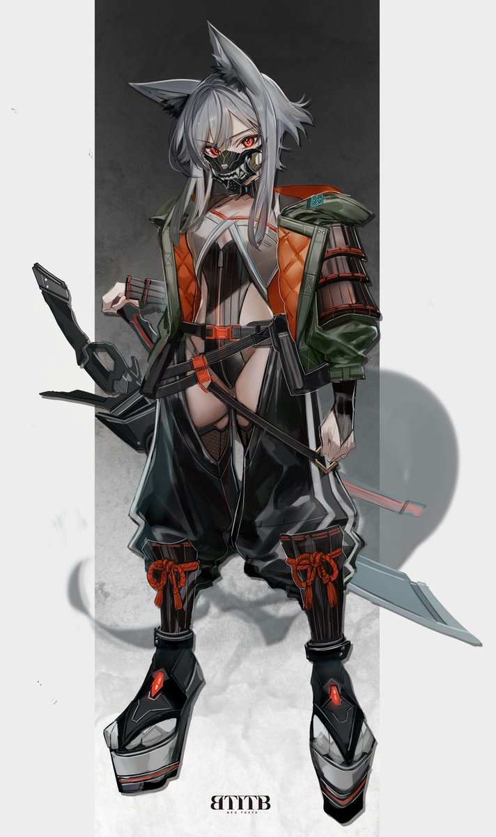 「assault × wolf × samurai  #OC 」|河地りん@次GWﾃｨｱ_G-55bのイラスト