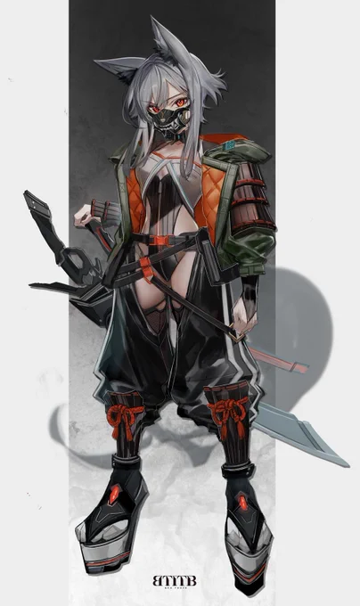 assault × wolf × samurai  #OC 