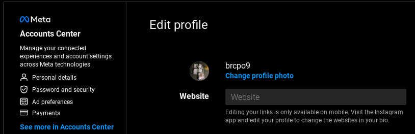 brcpo9's tweet image. Uggh.  Mobile-only is trash @Meta.  
#InstaFail