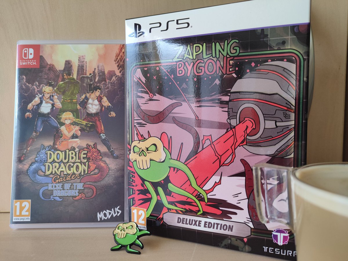 TesuraGames's tweet photo. ¡Buenísimos días Tesuros! 👋👽

Y son tan buenos porque hoy tenemos lanzamiento y empezamos las vacaciones ⛱️ jugando a #DoubleDragon y #ZaplingBygone, ¿vosotros?

☕ ¡Café y empezamos! 🎮 https://t.co/UJMKbmjul8