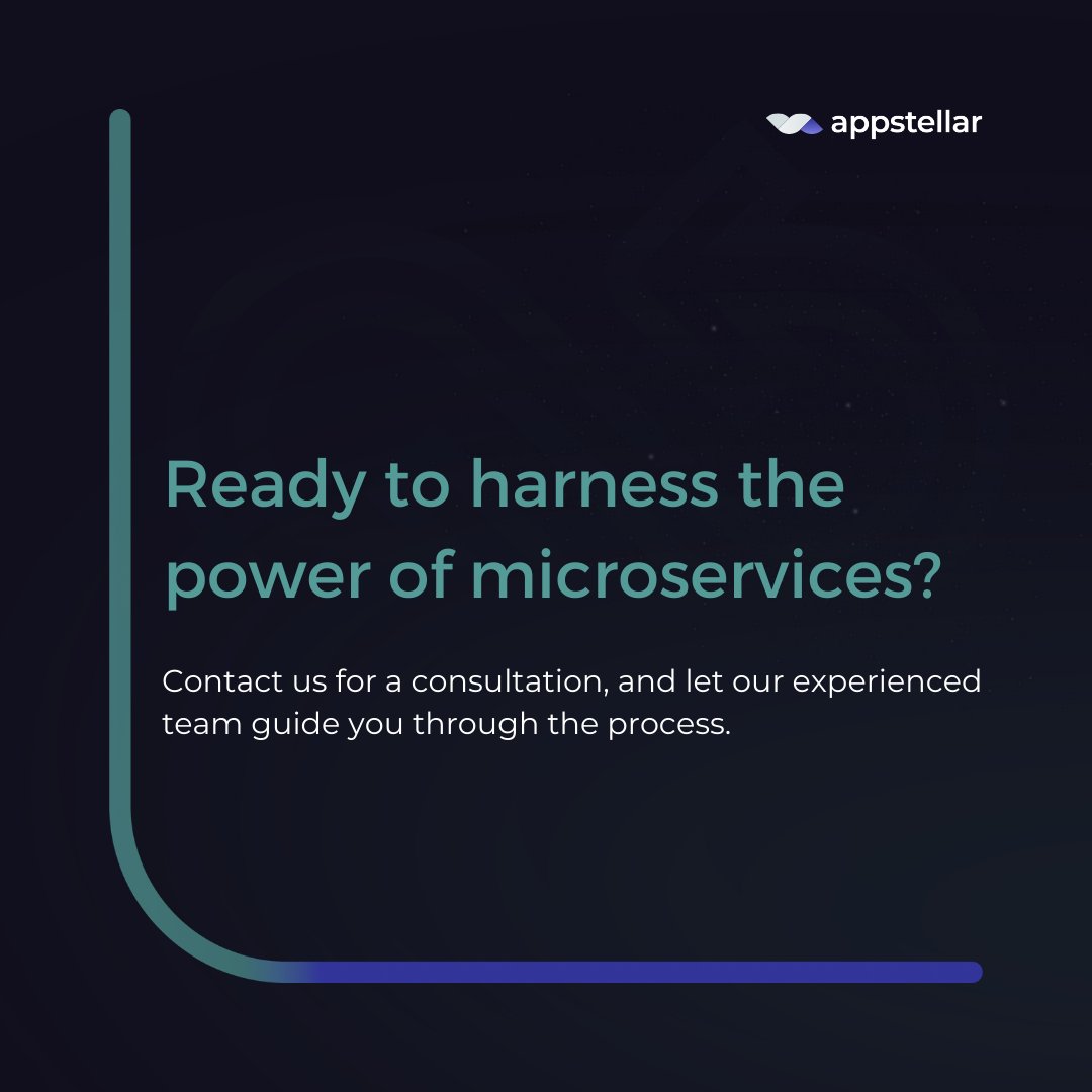 appstellar_io's tweet photo. Contact us now to learn how we can help you leverage the benefits of #microservices, streamline your development process, and accelerate your deployment cycles. 📧 https://t.co/11TLqyXb9q
