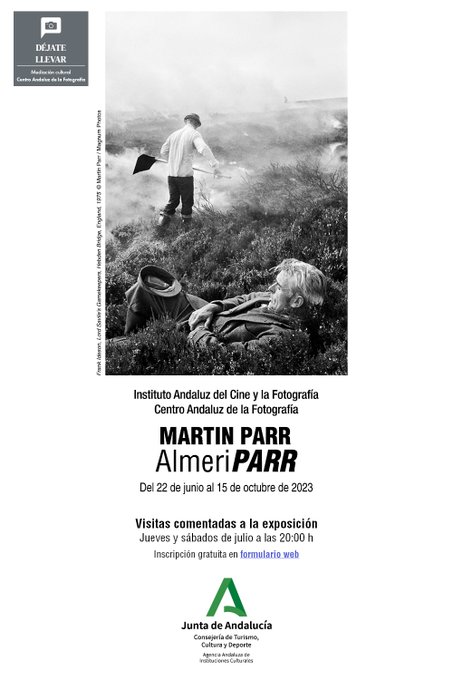 El Centro Andaluz de la Fotografía #CAF te invita el 29 JUL a una visita comentada para adultos sobre la exposición 'Martin Parr. AlmeriPARR' del fotógrafo Martin Parr.

Inscripción previa: lajunta.es/49k7m

<a href="/CulturaAND/">Cultura Junta de Andalucía</a> <a href="/AlmeriaJunta/">AlmeríaJunta</a> <a href="/CulturaAlmeria/">TurismoCulturaDeporteAlmería</a>
<a href="/la_chrome/">LaChrome®️</a>