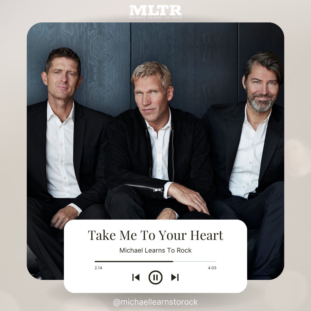 What's on your playlist today? 🎶 #MLTR #takemetoyourheart #friday #tgif #music #playlist #michaellearnstorock