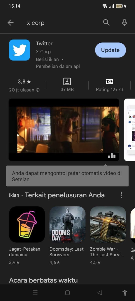 Gowintt_Go's tweet photo. @indosupporter @twitter Males update ah biarkan sprti ini aja... 🤣 https://t.co/8H5GO35i1J