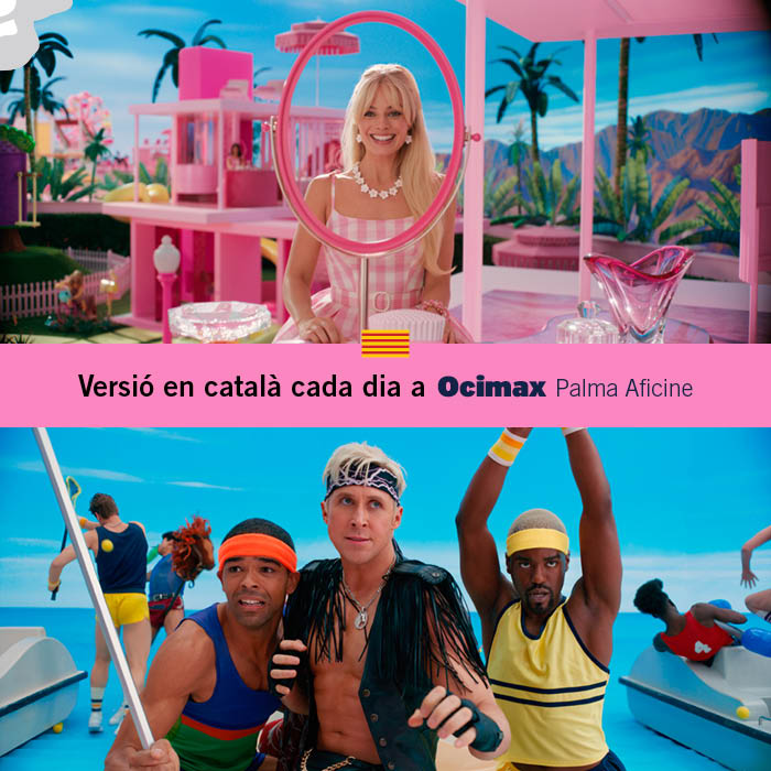A partir de hoy, 28 de julio, ¡sesiones en catalán de 'Barbie'! en Ocimax Palma.
aficine.com/peliculas/barb…