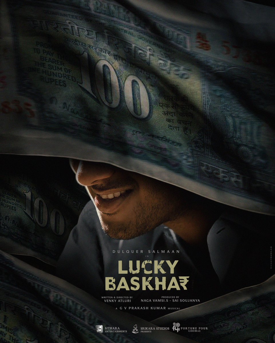 Presenting to you #LuckyBaskhar - Embark on a Captivating Journey, The Unraveling Triumphs of an Ordinary Man! 📈🎬 #VenkyAtluri @gvprakash @vamsi84 @Banglan16034849 @NavinNooli #SaiSoujanya @sitharaents @Fortune4Cinemas #SrikaraStudios