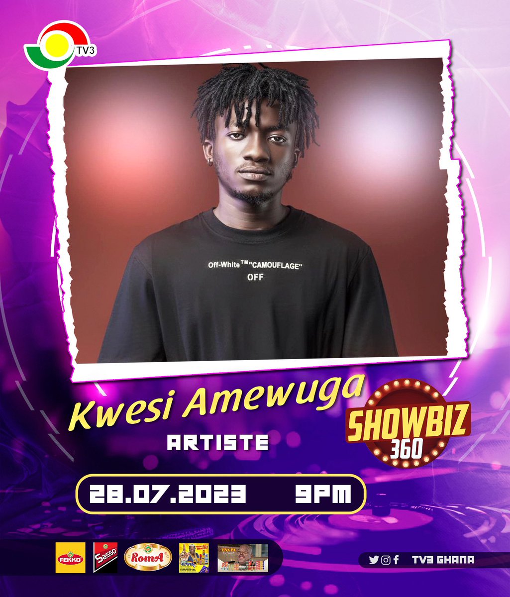 KwesiAmewuga's tweet photo. Catch me on tv3 tonight let’s have a good vibe 🔥#Younglandguard https://t.co/4NWleTzjmA