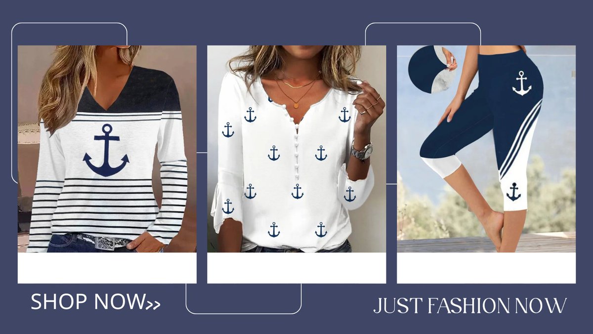 justfashionnow's tweet photo. JFN Anchor Pattern Collection | Navy Blue💙
Shop Now>>https://t.co/X77epJFdz6
Extra 20% OFF Discount Code: JFNTW20⚡️

#Voyage #Autumn #BlueOcean #ocean #fashionblogger #fashiontwt https://t.co/av9Noq7qfo