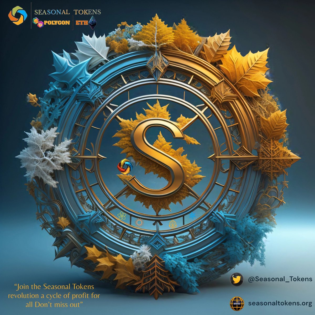 Play it smart with <a href="/Seasonal_Tokens/">Seasonal Tokens</a> 

The tokens that keep on giving, each trade im making im also growing my holding!

Predictable gains and reduced risk thanks to their unique design

discord.gg/seasonaltokens

#cyclicaltrading #cyclical #trading $ETH $MATIC #seasonaltokens