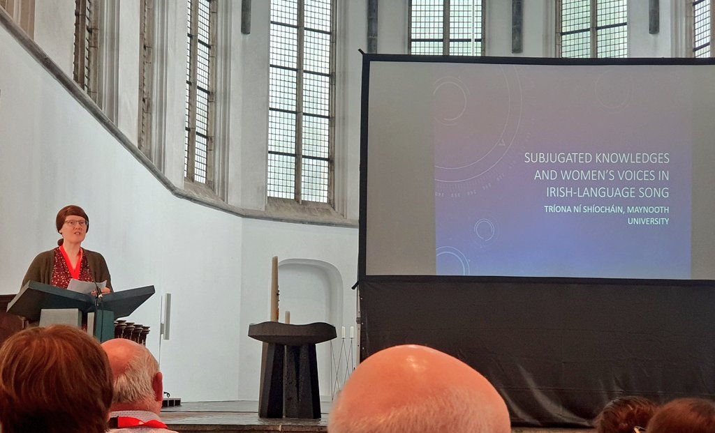 Bernhard_Baver's tweet photo. Today's second keynote is presented by Tríona Ní Shíocháin #ICCS23 https://t.co/QE7yD7Xw3B