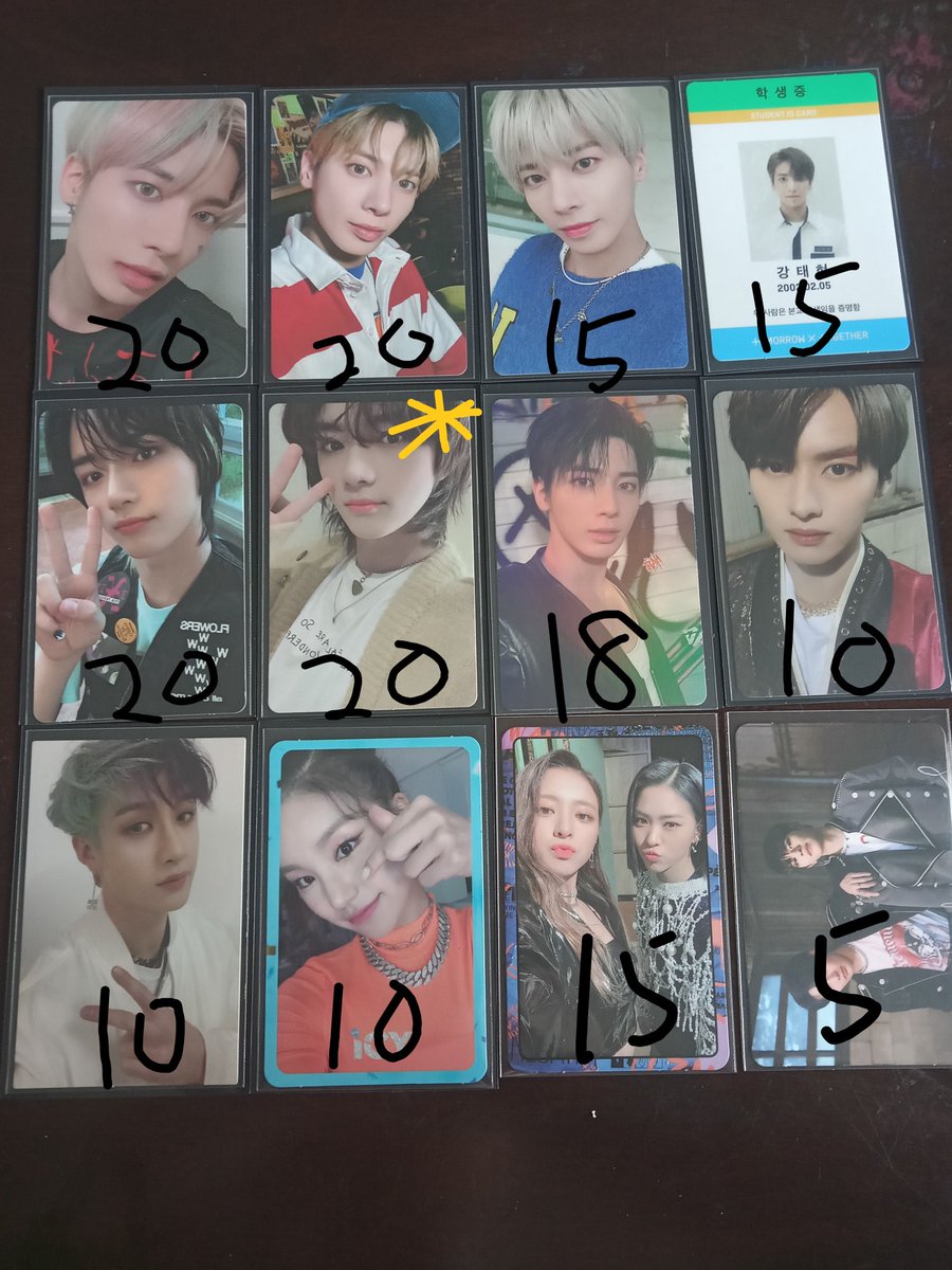 yuwen_0410's tweet photo. WTS txt straykids itzy

take above 2 free shipping 
take all free shipping and binder
interesting can dm me
@pasar_txt @PasarItzy #pasartxt #pasaritzy #pasarskz https://t.co/Zx0z1GYbWq
