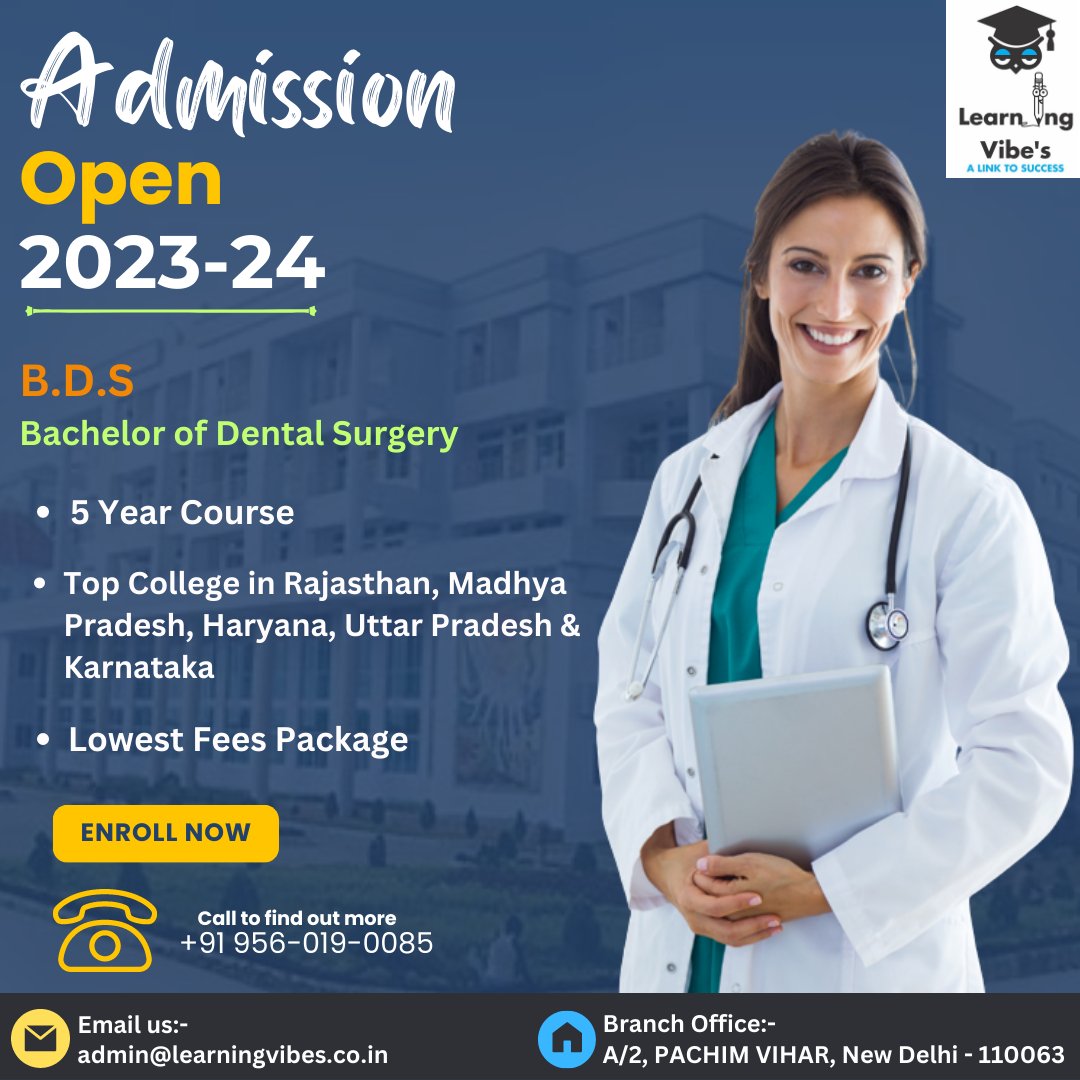 learning_vibe's tweet photo. BDS Admission Consultancy
Best Medical Education consultants.
Contact us today to get confirmed admission.
.
.
.
#NEET #IITJEE #hurryup #college #BDS #learning #institute #dailyupdate #AdmissionsOpen #mbbs #mbbsabroad #consultancy #healthcare #medicalstudent #learningvibes https://t.co/XyuviEqfMm