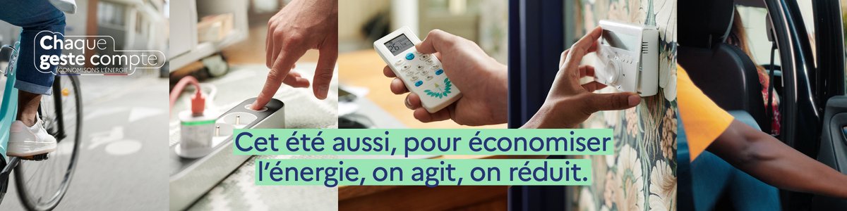 🚩Pour faire face à l'urgence énergétique, <a href="/IGNES_FR/">IGNES</a> se mobilisent au côté du <a href="/gouvernementFR/">Gouvernement</a> pour inciter les Français à adopter les écogestes cet #été en relayant la campagne #ChaqueGesteCompte
#écogestes #thermostat #logement #EcoGestesEn1Clic
💻bit.ly/44KOsWv