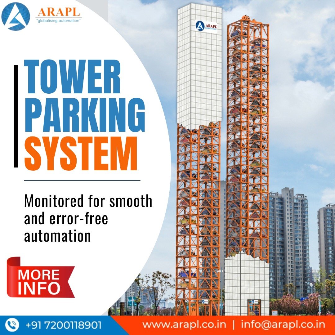 AraplSolutions's tweet photo. Step into the future of smart parking with state-of-the-art technology! #towerparkingsystem #automatedparkingsolutions #arapl. Call at +91 7720018901 or visit https://t.co/qrKF8DyCzL #saturday #smartparkingsystem #parking #automatedparking #arapl #araplpune @MilindPadole5 https://t.co/XaxItbwJxr