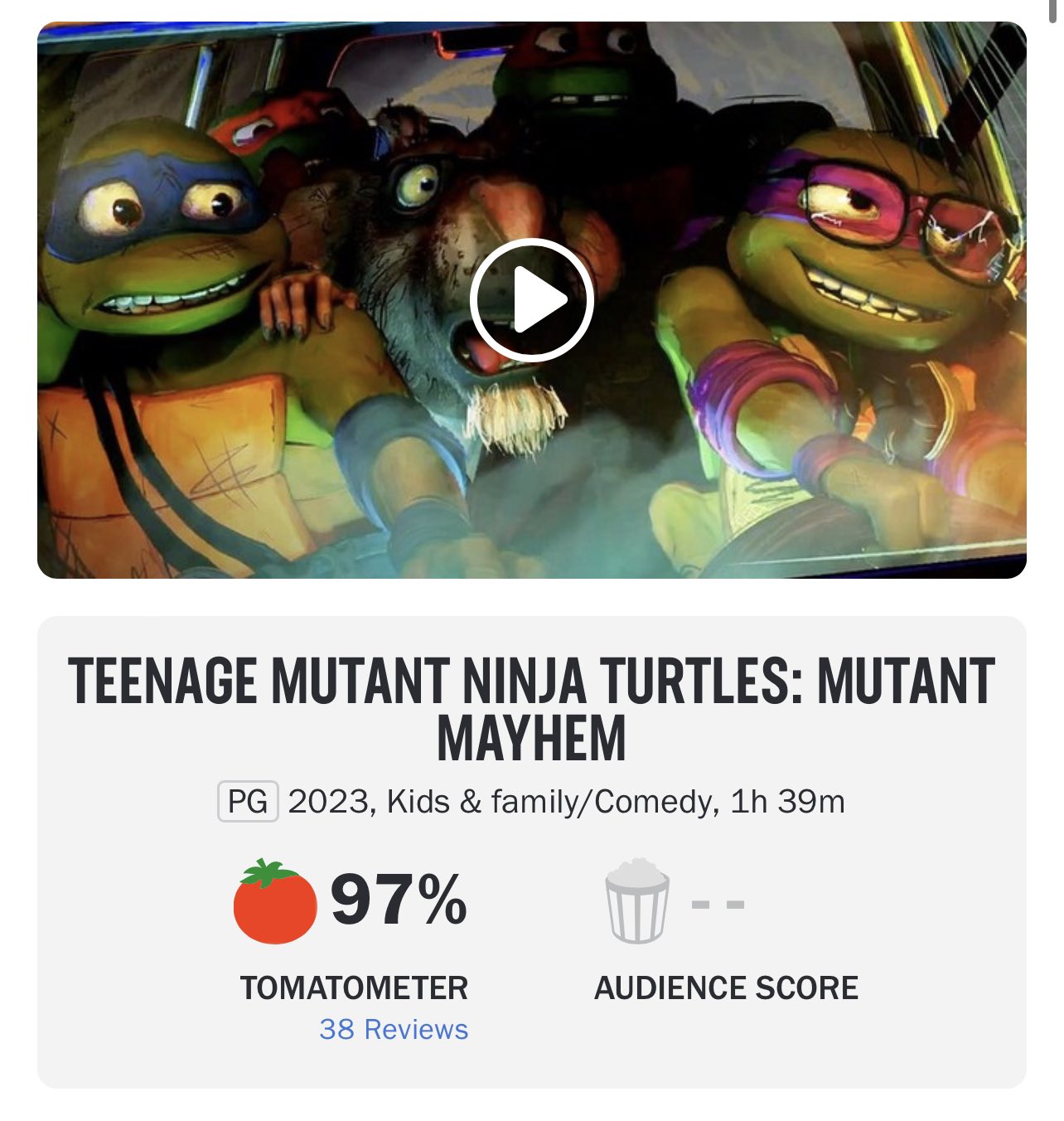 Teenage Mutant Ninja Turtles: Mutant Mayhem - Rotten Tomatoes