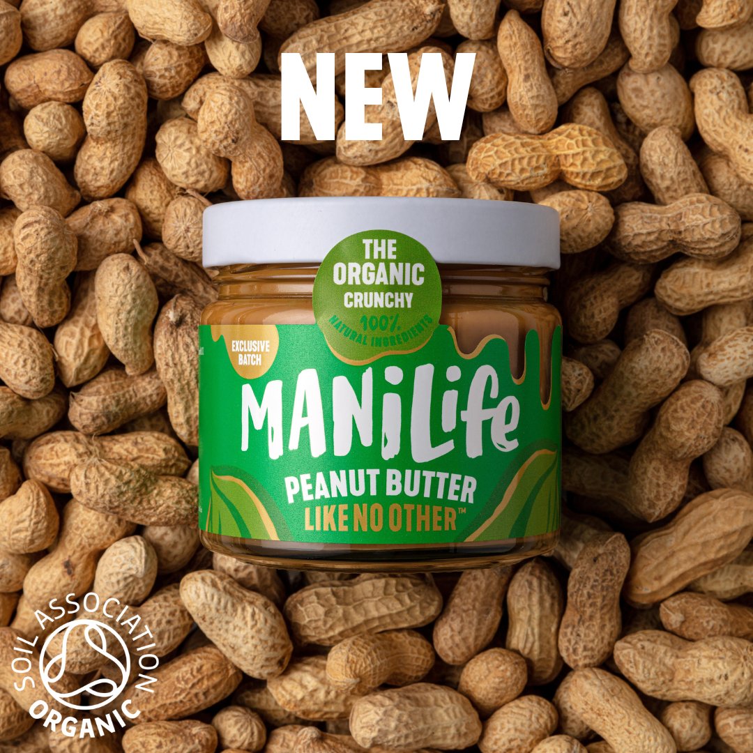 ORGANIC PEANUT BUTTER IS HERE!

Introducing ManiLife’s EXCLUSIVE BATCH of Organic Smooth &amp; Crunchy Peanut Butter🥜

Years in the making, we have finally found them. So, trust us when we say: these organic peanuts are OUT OF THIS WORLD!🌎

Visit our website to get yours!