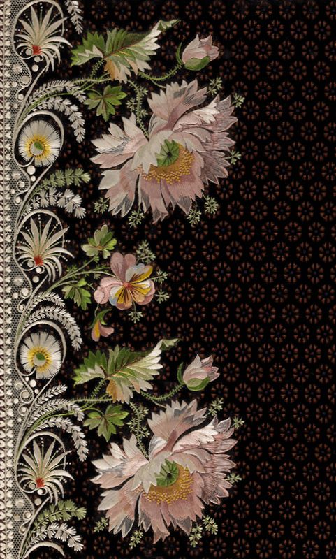 18thCent_Kitty's tweet photo. #FridayNightFrills 18th Century embroidery sample, intended for the decoration of a Court coat or waistcoat, c.1790, via @metmuseum #Frillers https://t.co/Pm48YjIooi