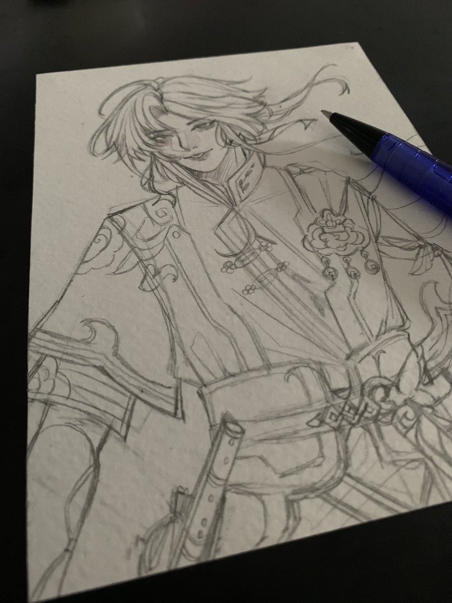 N1S3_BW's tweet photo. FINALLY I CAN PAINT-all those details made me cry—- #Yanqing #HonkaiStarRail #wip https://t.co/Cc1BKPBSea