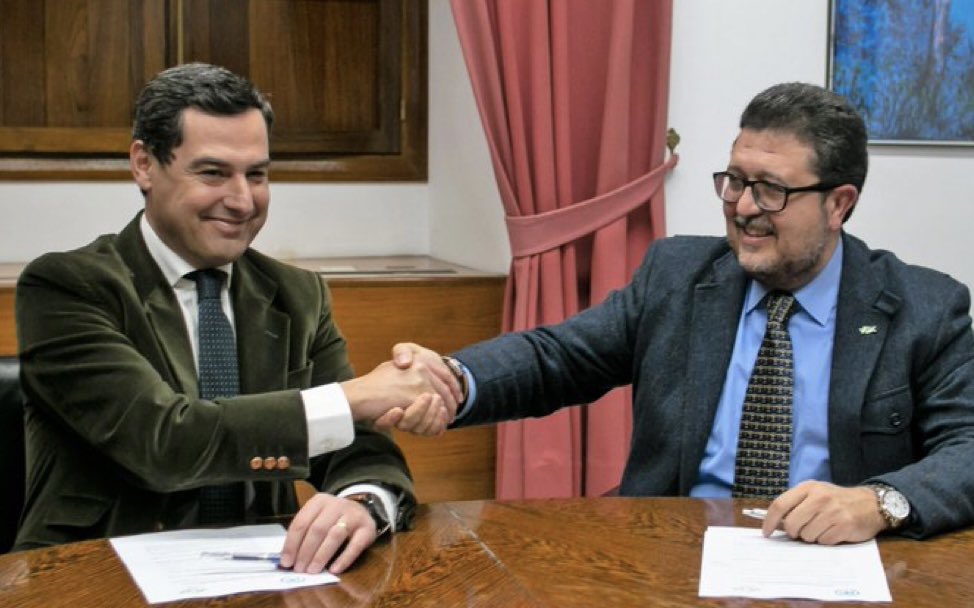 RafaZafra011's tweet photo. Aquí unas instantáneas del gobierno de perdedores. Fue en 2018: ¿lo recuerda, Sr. @JuanMa_Moreno?
Deje la #Inquina, que las reglas del juego de nuestro sistema político no valen solo para cuando a Ud. le interesan.
¿Se ha considerado alguna vez un presidente ilegítimo?
@PSOE🇪🇸 https://t.co/ucJWTUl8wk