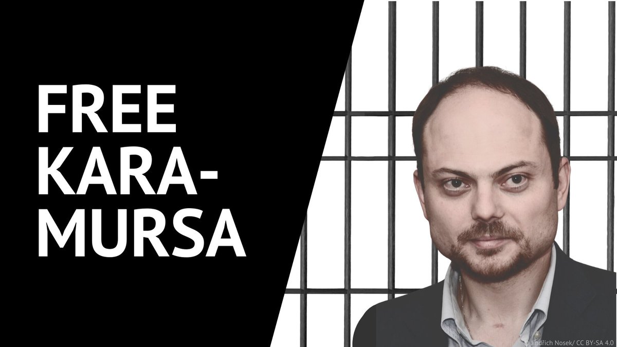 markuskurth66's tweet photo. Am 31. Juli findet das Berufungsverfahren gegen den russischen Oppositionellen Wladimir Kara-Mursa statt. Wegen seines Protests gegen den Angriffskrieg soll er 25 Jahre in  Lagerhaft. Ich protestiere gegen diese Willkür und fordere die Freilassung von @vkaramurza! #FreeKaraMurza https://t.co/sNaUjlizmJ