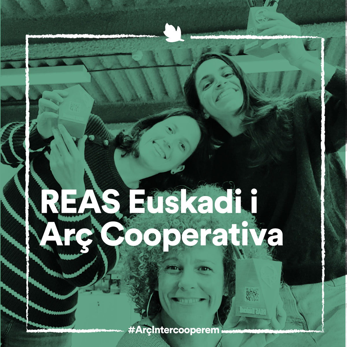 arc_coop's tweet photo. 🤩 Ens encanta #intercooperar amb entitats d'arreu, també d'Euskadi, com @reaseuskadi. L'impuls i impacte dels valors de l'#ESS arriben lluny!
Amb REAS Euskadi intercooperem i perseguim objectius comuns 💫
#Intercooperació #ArçIntercooperem
#AssegurancesÈtiques #FinancesÈtiques https://t.co/GlnRcokKGM