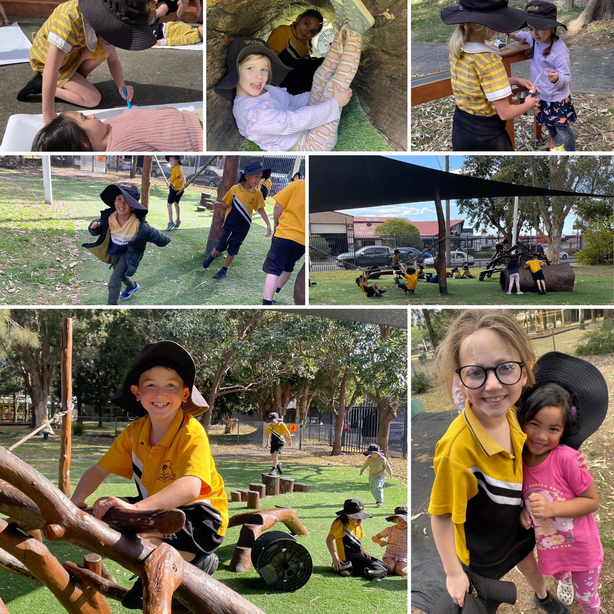 Luci_May11's tweet image. Today we celebrated this year’s Early Learning Matters Week theme ‘Learning through connection’ with our Year 2 buddies, highlighting the significance of our connection to community and place within our P-6 school 💛🖤 #TeamPreschool #EarlyLearningMattersWeek @dizdarm