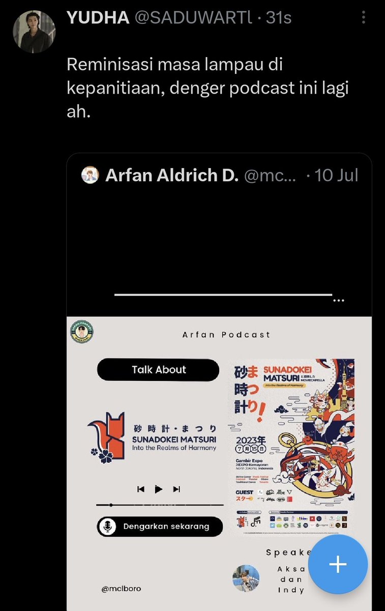 SADUWARTl's tweet photo. @ahyaptra Sudah follow keduanya juga. 👍🏼 https://t.co/u9s5FiLDPH