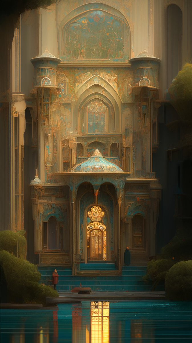 EhteshamHayat's tweet photo. Isphahan Diaries...
#AIArtCommuity #MidjourneyAI #ailust #mideastern #architecture #fantasy #Promptshare https://t.co/LPfLVmxhkE