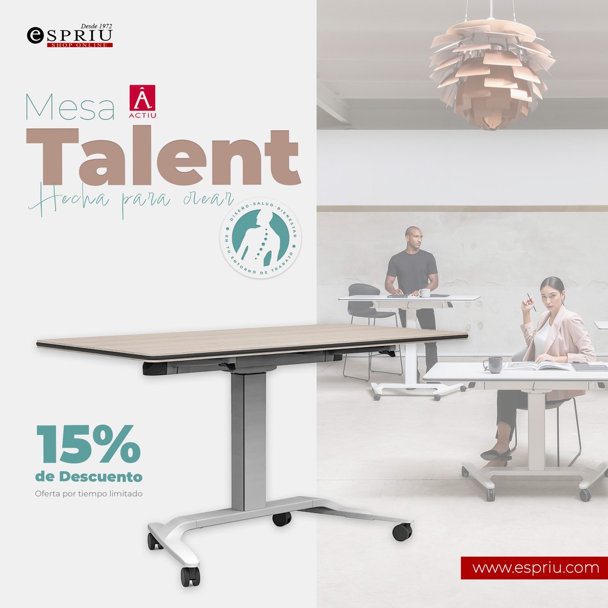 Espriumobiliar1's tweet photo. ¿Se termina #julio y no has aprovechado nuestras #OFERTAS ?😱 Aún estás a tiempo de renovar tu espacio de trabajo al mejor precio😉
Tenemos #descuentos en sillas #ergonómicas, mesas, mesas regulables en altura...
#felizviernes #ofertasmobiliariodeoficina 
https://t.co/wlRRv85INM https://t.co/IB85Qnit0h
