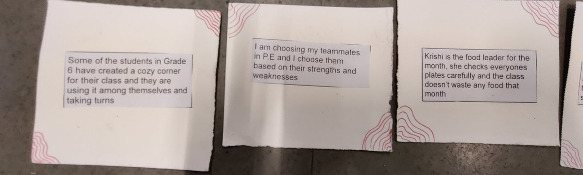 MoriShivali's tweet photo. Exciting Student-Led Session Alert! 🌟She got her fellow classmates involved in an engaging card-sorting activity, exploring what fairness means to each of us. 🃏🤝 Kudos for leading the way and reminding us why fairness is crucial in shaping a better world! 🌍 @Ms_Ritu https://t.co/ADeA5dM39N