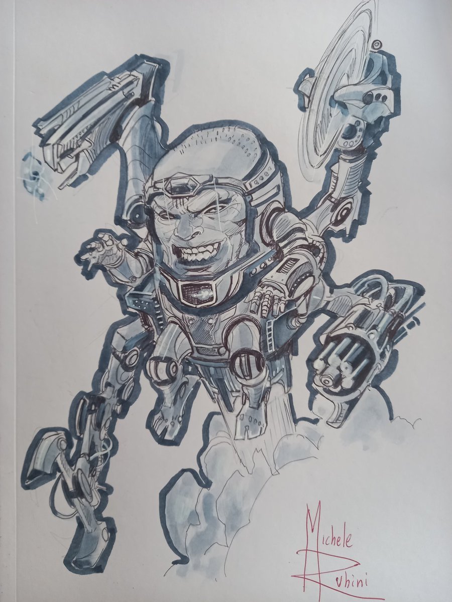 MicheleRubini2's tweet image. MODOK per il mio sketchbook.

#sketchbook #modok #AntManAndTheWaspQuantumania #antman #pencil #watercolor #sketch