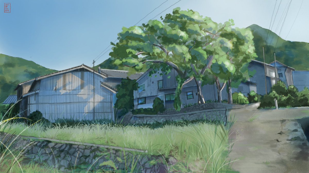 artofaleeza's tweet photo. cozy neighborhood https://t.co/qM77QoVEVB