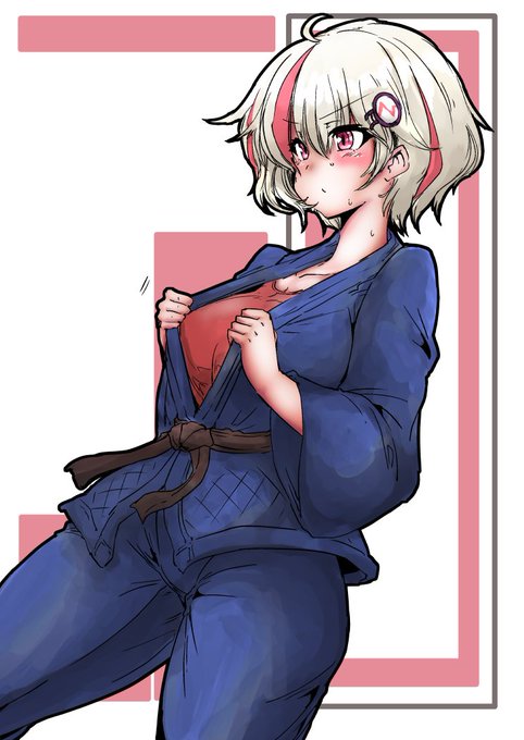 今日の日課は柔道着ユニちゃんです 