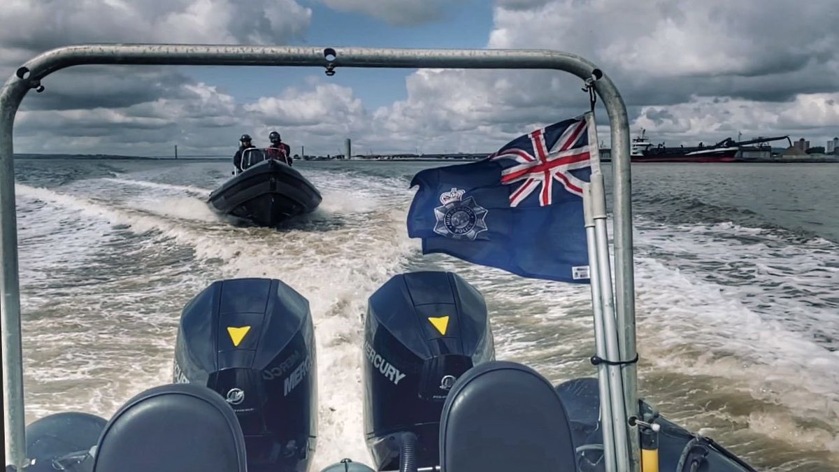 HPMarineProtect's tweet photo. This week we had the rare opportunity to deploy all 3 vessels, Humber Responder, Humber Protector and Humber Defender on the water, looking at activity around the ports and marinas in Hull. https://t.co/BZ05LUG8NT