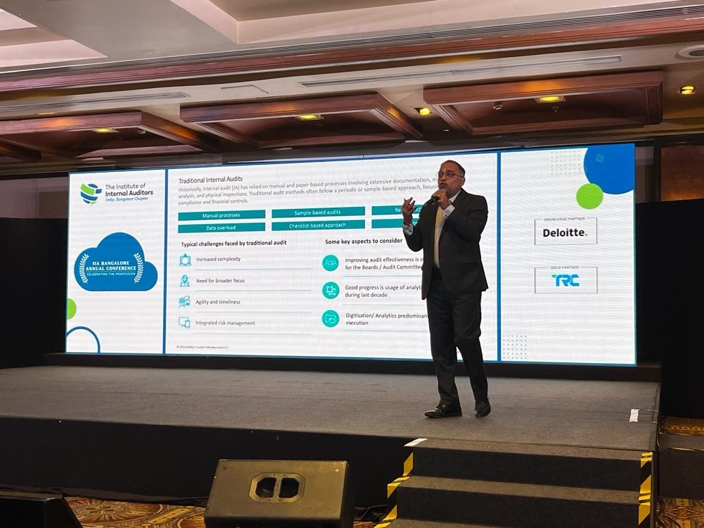 DeloitteIndia's tweet photo. #DeloitteAtIIA

Prasanth Hariharan, Partner, Risk Advisory, Deloitte India, and Anant Pai, Executive Director, #RiskAdvisory, Deloitte India, discussed how “audit by the bot” and “audit of the bot” are integral steps to attain #digitisation in Internal Audit. 

#NowToNext https://t.co/pGQzFZgUhv