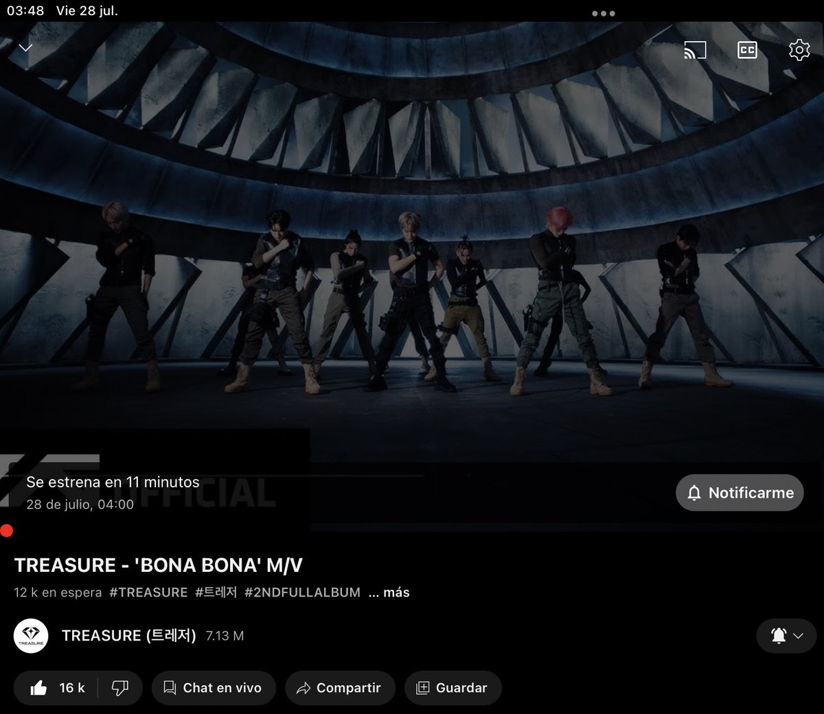 yo era de esas que esperaba por capítulo de yg treasure box y me van a decir q no soy teume porque me confundí de hora del comeback, chúpense el dedo y dejen de joder